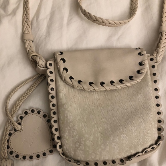 Dior ethnic braided crossbody mini pouch vintage - Picture 1 of 8